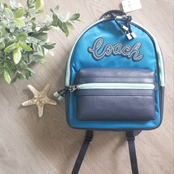 NWT Coach Vale Leather Backpack main image 9